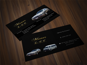 Design de Carte de Visite par Scorpius design pour Manor - Limousine & Coach Company | Design : #1518009