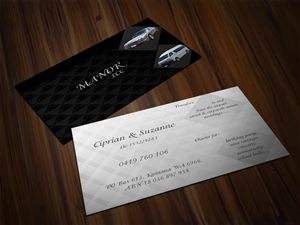 Design de Carte de Visite par Scorpius design pour Manor - Limousine & Coach Company | Design : #1519129