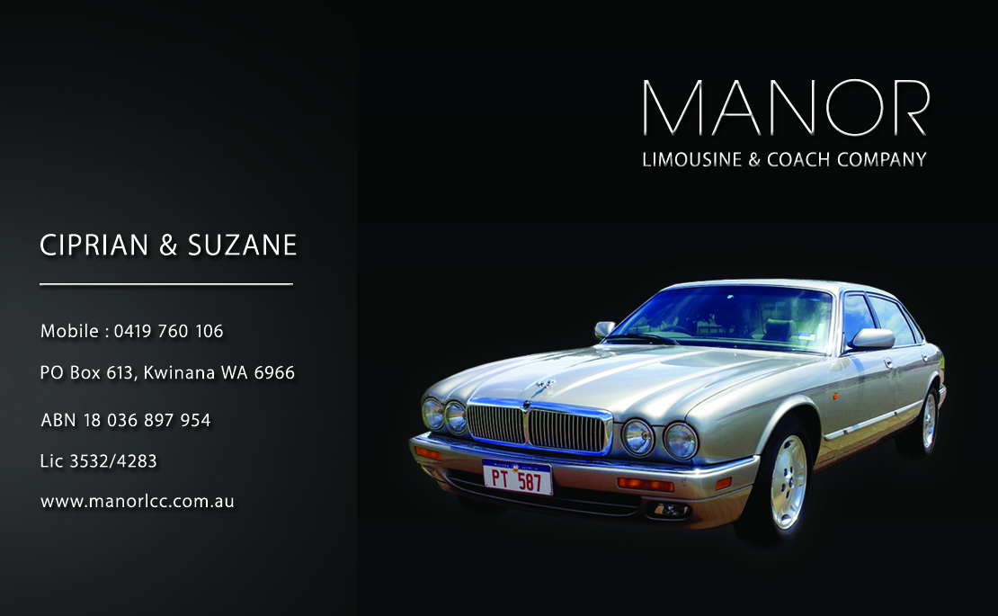 Design de Carte de Visite par Lx Design pour Manor - Limousine & Coach Company | Design #1493273