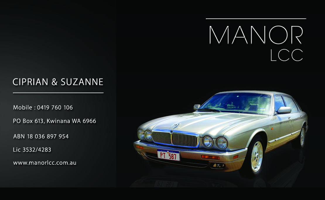 Design de Carte de Visite par Lx Design pour Manor - Limousine & Coach Company | Design #1520553