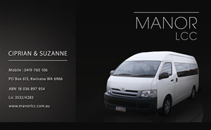 Design de Carte de Visite par Lx Design pour Manor - Limousine & Coach Company | Design : #1520557