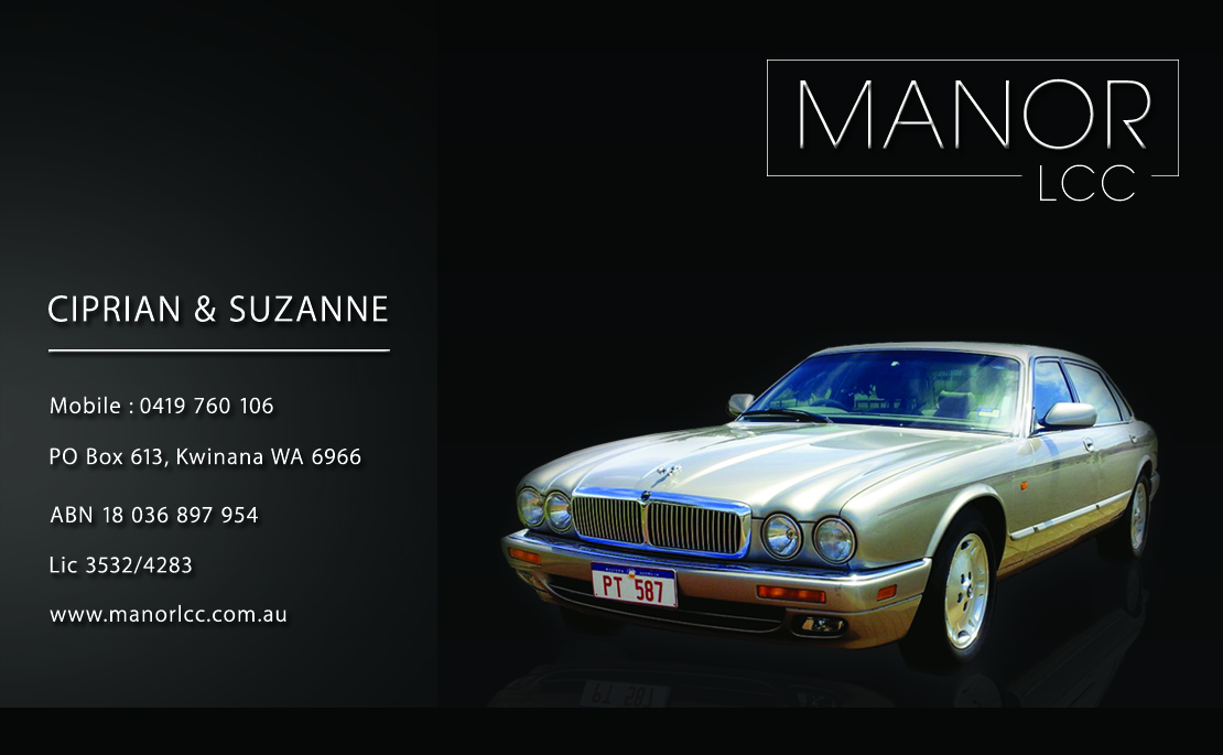 Business Card Design by Lx Design for Manor - Limousine & Coach Company | Design #1523301