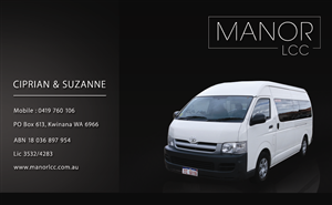 Business Card Design by Lx Design for Manor - Limousine & Coach Company | Design: #1523302