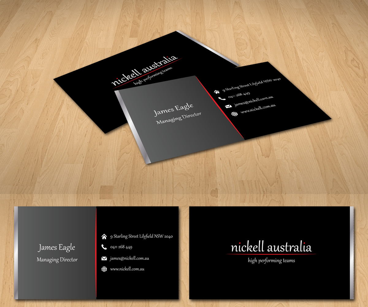 Business Card Design by Radu Borzea for this project | Design #1438196