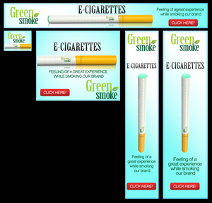 Design de Bannière  par sathiyamurthy pour Green Smoke Inc | Design : #1481920