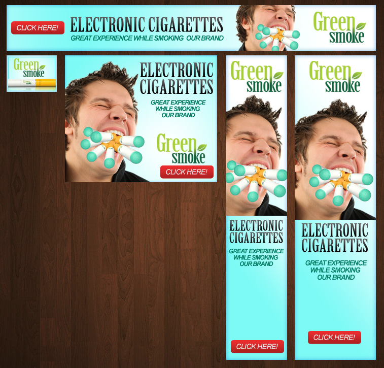 Banner Ad Design by sathiyamurthy for Green Smoke Inc | Design #1486267