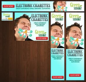 Banner Ad Design by sathiyamurthy for Green Smoke Inc | Design #1486267