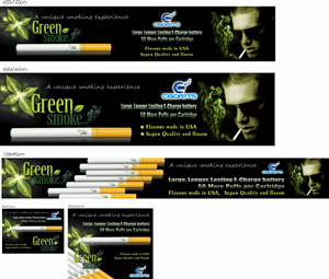 Banner Ad Design by Designplus for Green Smoke Inc | Design: #1438643