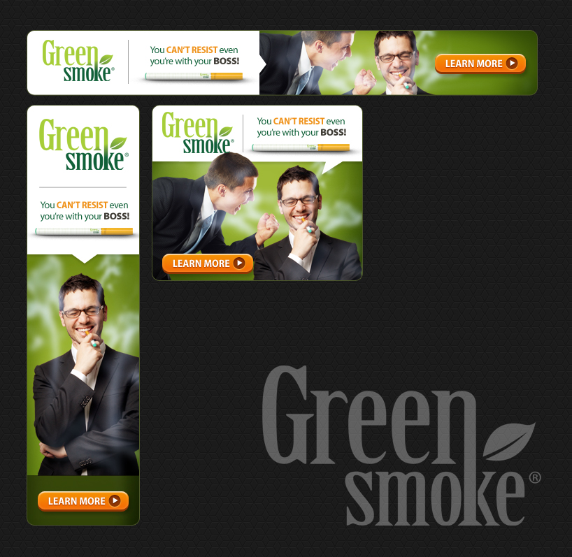 Banner-Design von designhero für Green Smoke Inc | Design #1466884