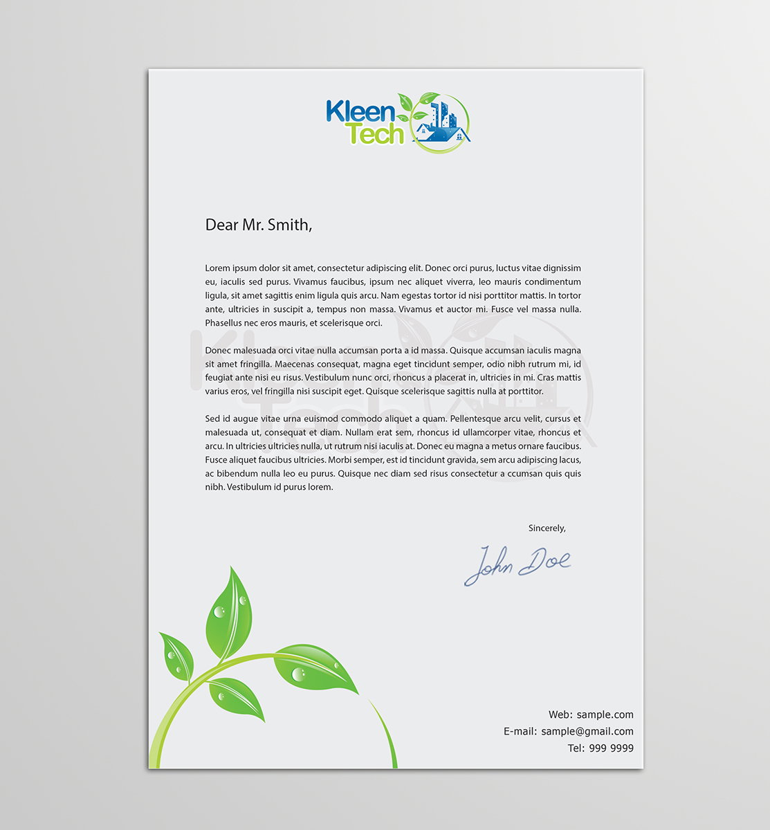 Letterhead Design by Armin Shohrati for this project | Design #5127112