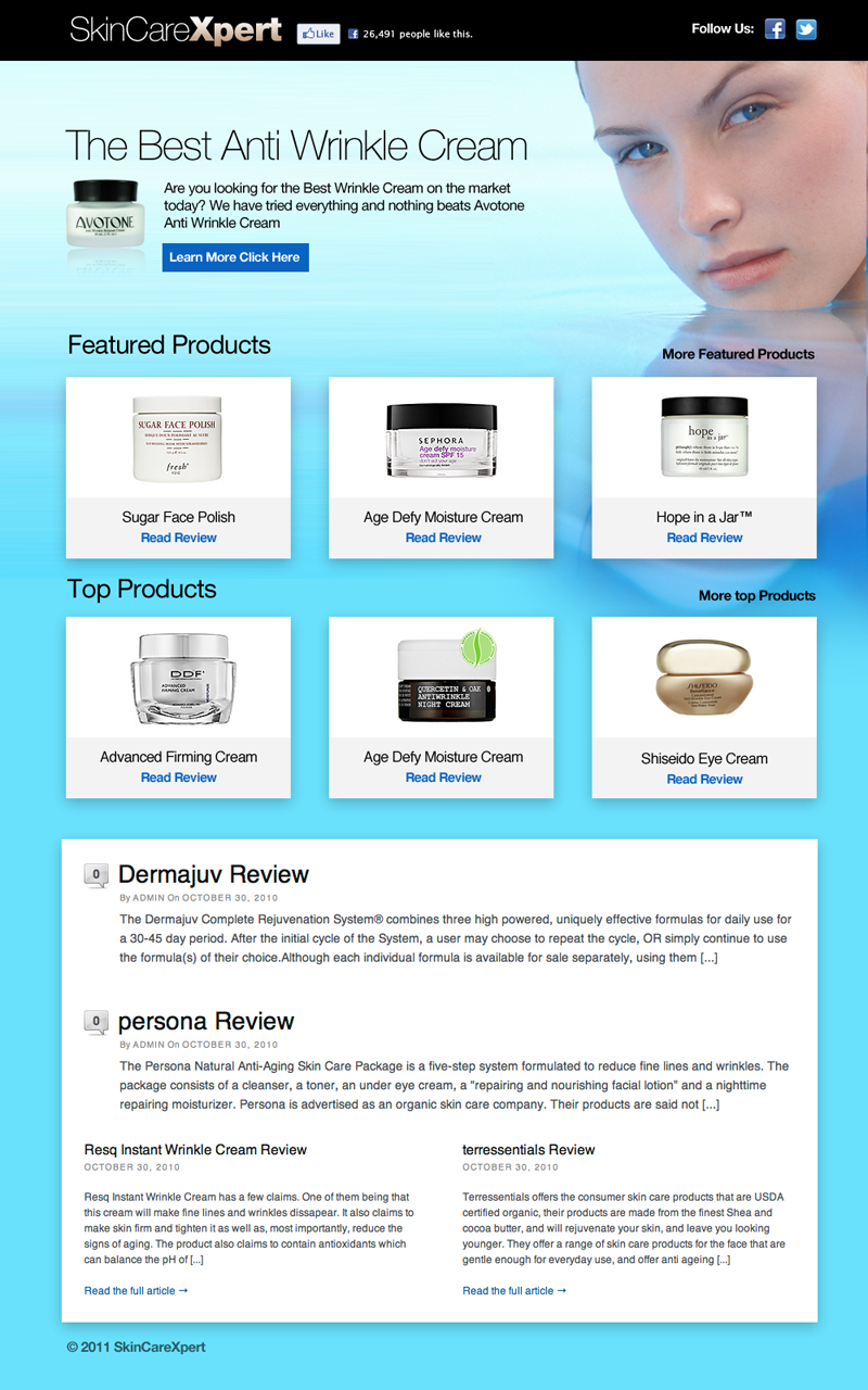 Wordpress Design by Robert Marks for this project | Design: #267925