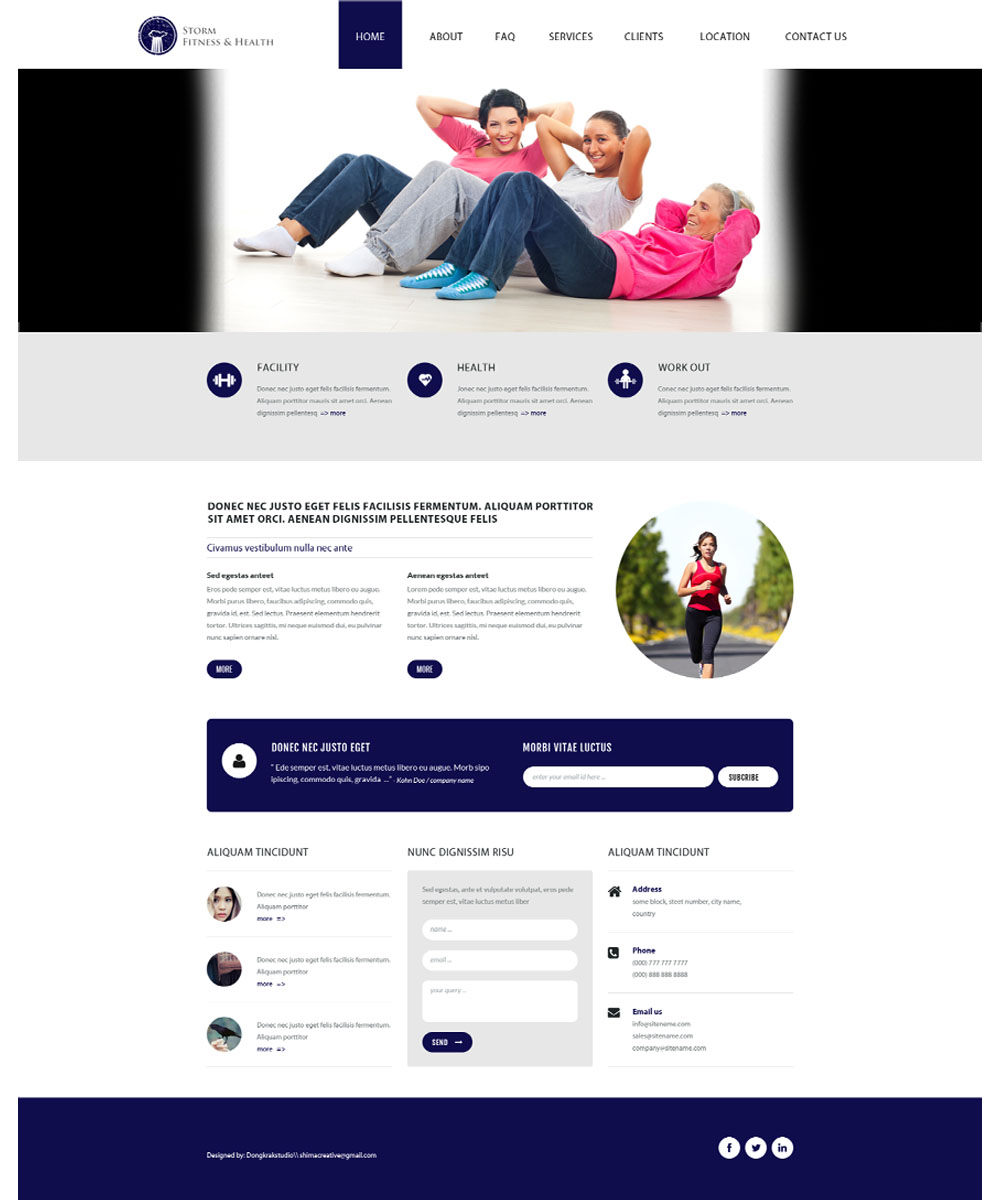 Web Design by dongkrak studio for this project | Design #5141767