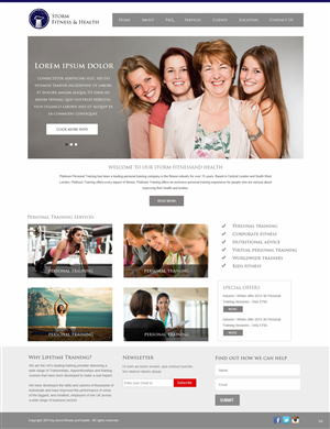 Web Design by pb for this project | Design: #5124924