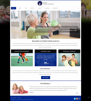 Web Design by pb for this project | Design: #5142412