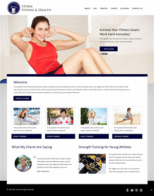Web Design by pb for this project | Design #5142417