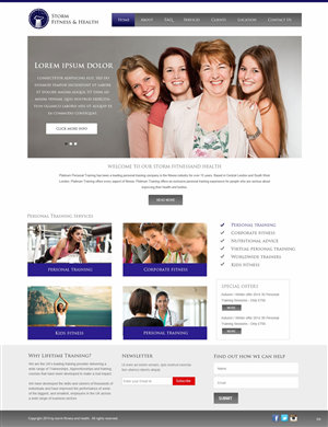 Web Design by pb for this project | Design: #5142428