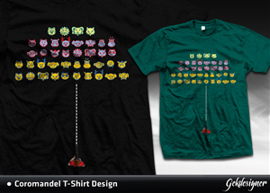 Diseño de Camiseta por GEK (agentfortysix) para Coromandel | Diseño #1484448
