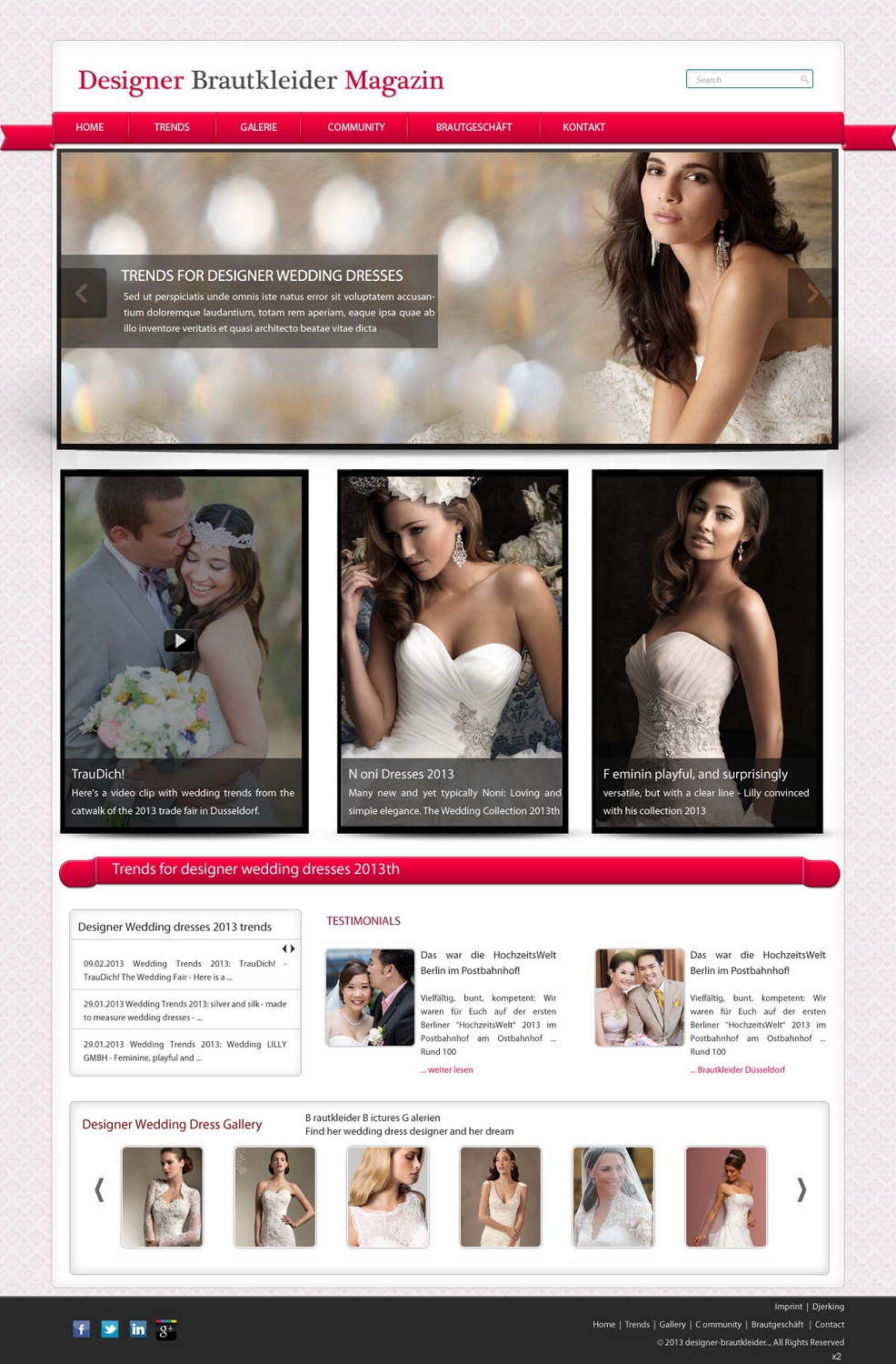 Web Design by pb for this project | Design #1448319