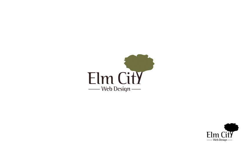 Logo Design by Omee for Elm City Web | Design #1434905