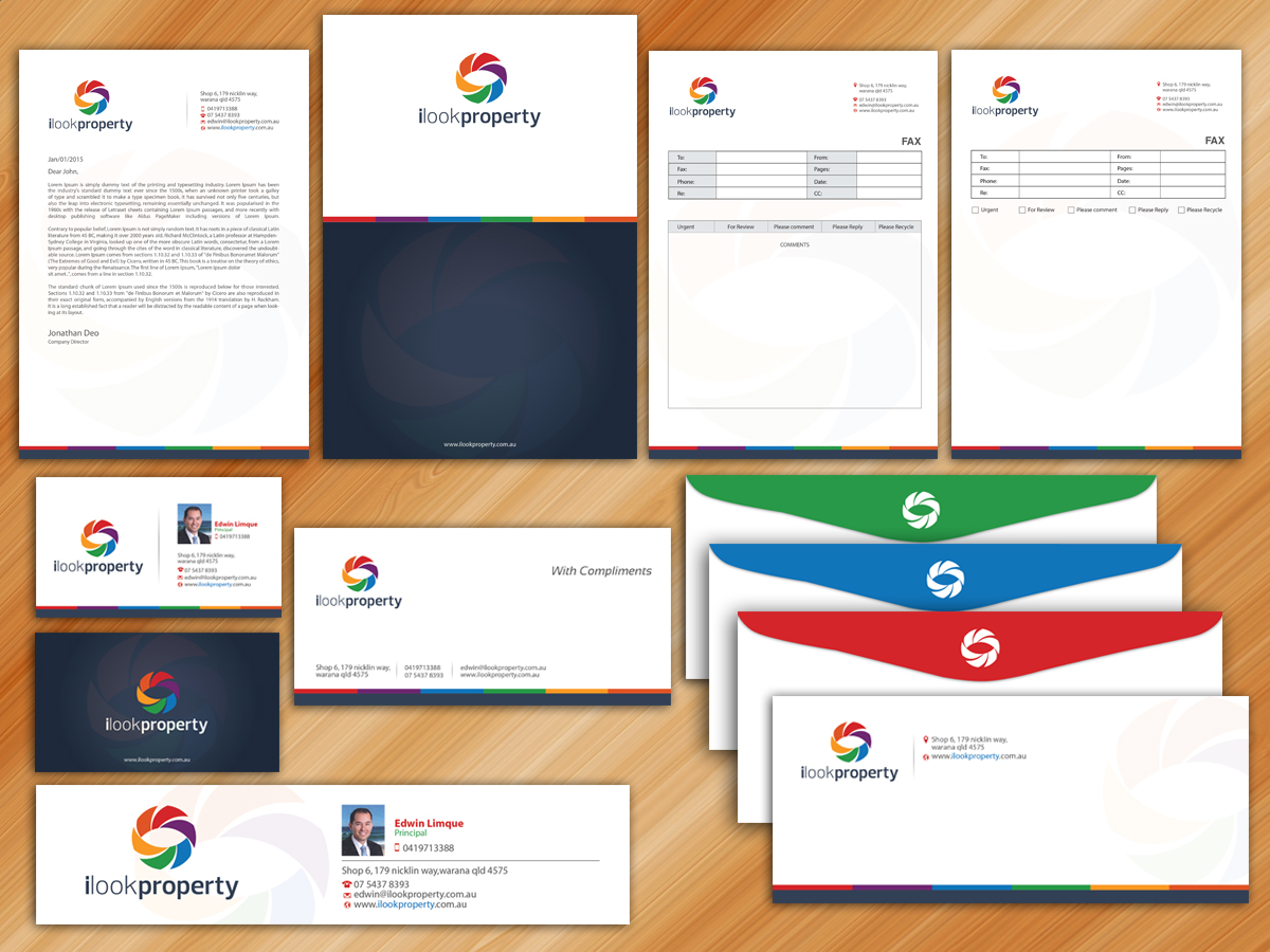 Stationery Design by Sarmishtha Chattopadhyay_loginchange for this project | Design #5195763