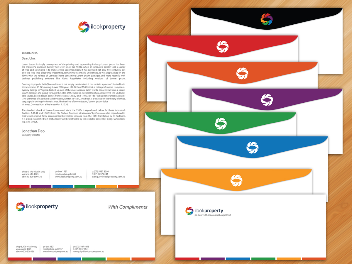 Stationery Design by Sarmishtha Chattopadhyay_loginchange for this project | Design #5509237