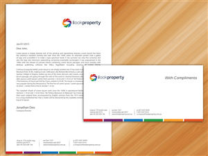 I need a complete stationary pack for a real estate office that sells and manages residential proper | Schreibwaren-Design von Sarmishtha Chattopadhyay_loginchange