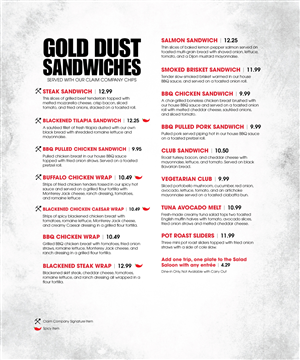 Menu Design by mstahl720 for The Claim Company | Design: #1614011
