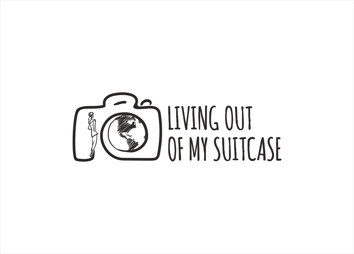 Living out of my suitcase Logo by Elshan Gurbanov