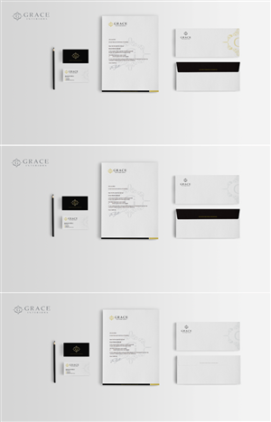 Stationery Design by Sarah Mathews for Biz Wisdom | Design #5121316