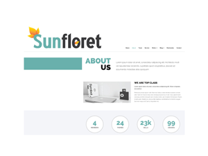 Sunfloret | Diseño de Logo por Tammy Moore