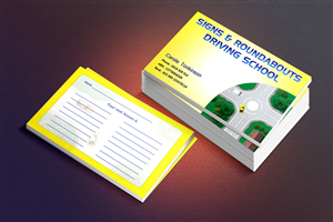 Driving School Business Card Design | Diseño de Tarjeta de Presentación por Sandaruwan