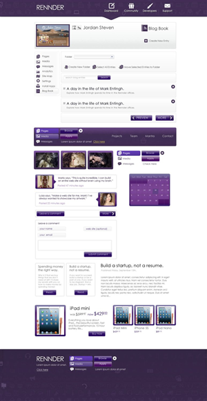 Web-Design von TechWise für Rennder | Design #1482146