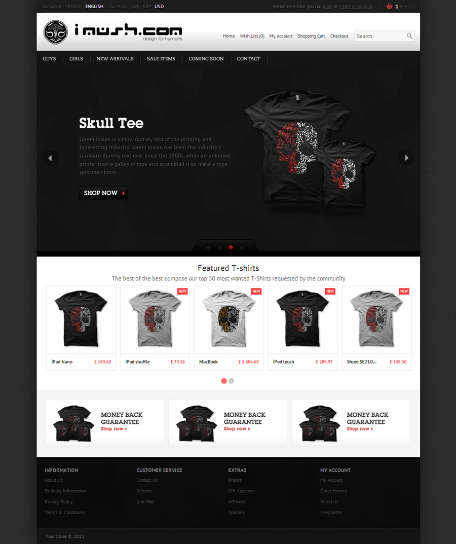 Web Design by simonsays for vagsklep | Design #1508153