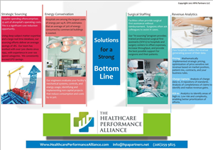 Brochure Design by creative designer for The Healthcare Performance Alliance | Design: #1516172