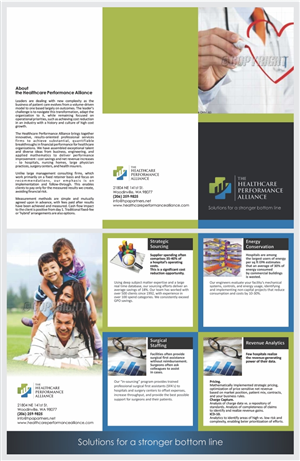 Brochure Design by barinix for The Healthcare Performance Alliance | Design: #1512704