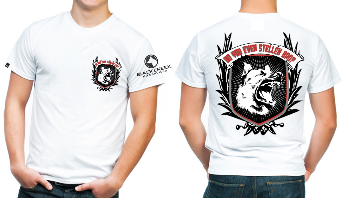 T-shirt Design by Creative50 for Black Creek K-9 Services | Design #5153548