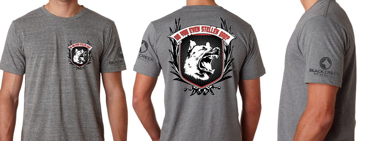 T-shirt Design by Creative50 for Black Creek K-9 Services | Design #5153551