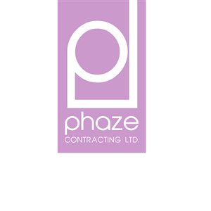Logo Design by Thomasdesign for Phaze Contracting Ltd. | Design #5120791