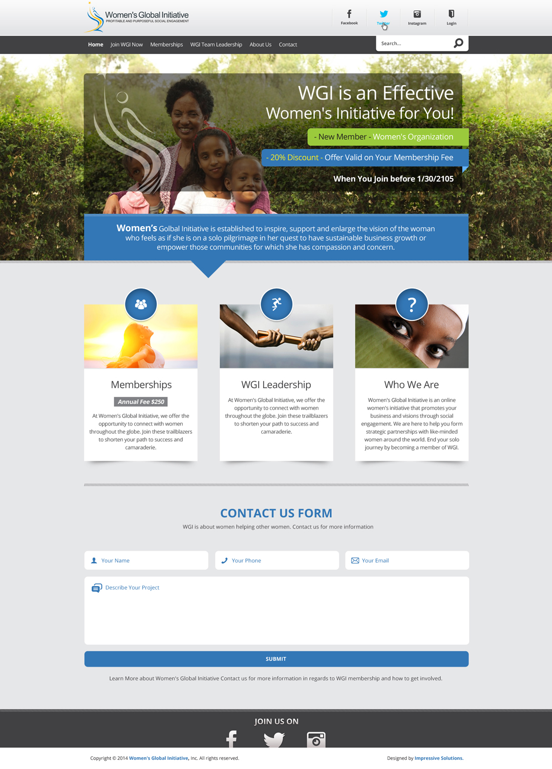 Web Design by Impressive Solutions for this project | Design #5159677