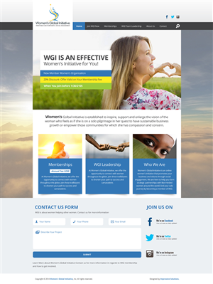 Web Design by Black Stallions Impressive Solutions for this project | Design #5159678