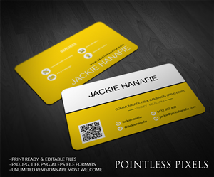 Visitenkarten-Design von Pointless Pixels India für dieses Projekt | Design: #5120593