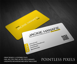 Visitenkarten-Design von Pointless Pixels India für dieses Projekt | Design: #5120618