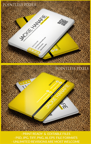 Visitenkarten-Design von Pointless Pixels India für dieses Projekt | Design: #5120650