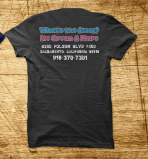 Peace (Peace symbol) Love (Heart Symbol) Ice Cream (Ice Cream Symbol) & Boba or Bubble Tea (either boba or bubble term can be used) | Design de T-shirt par vjosh