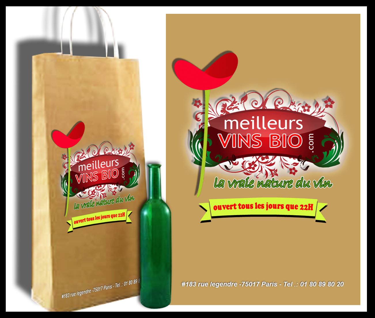Graphic Design by rico for meilleursvinsbio.com | Design #1438301