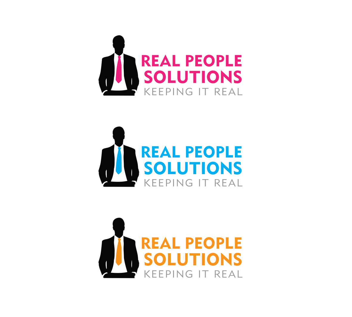 Logo Design by Adam Knights for Real People Solutions | Design #1540966