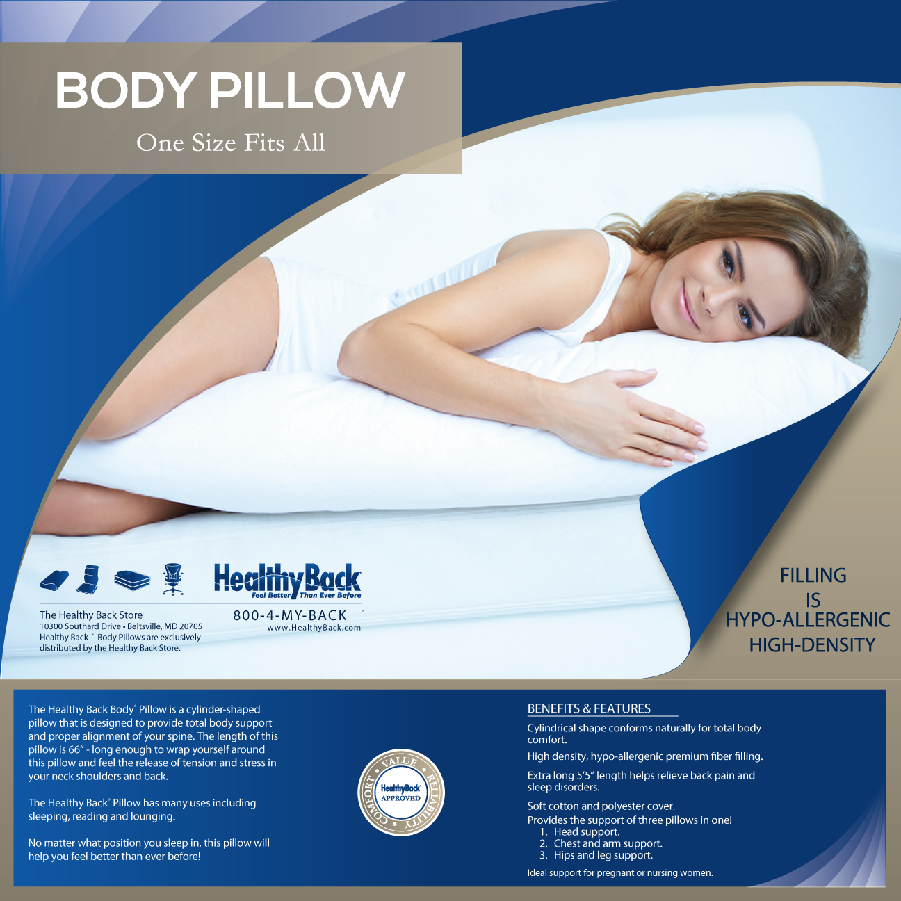 Packaging Design by TedAtkinson for Healthy Back Brand Holdings | Design #5326581