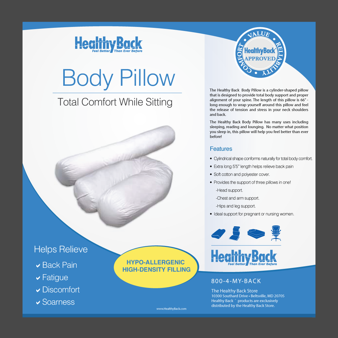 Business Packaging Design for Healthy Back Brand Holdings by