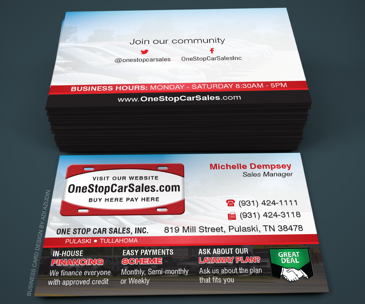 Business Card Design by adiazudin for this project | Design #5149259