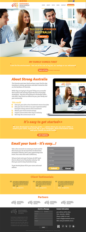 Web Design by Adeel Hanif® for this project | Design #5127720